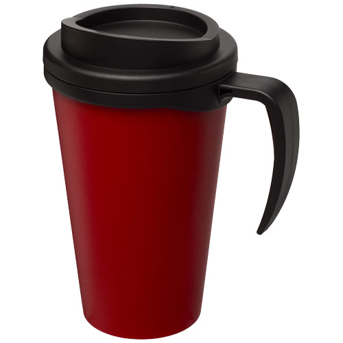 Mug isolant 350 ml promotionnel Americano® Rouge / Noir